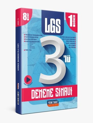 Yeni Tarz Yayınları Yeni Tarz 8. Sınıf Lgs 3 Lü Deneme