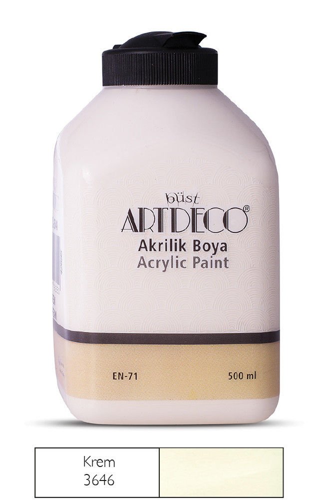 Artdeco Akrilik Boya 500ml Krem 3646