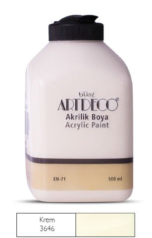 Artdeco Akrilik Boya 500ml Krem 3646