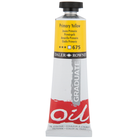 Daler Rowney Graduate Yağlı Boya Oil Color 38ml Primary Yellow 117038675