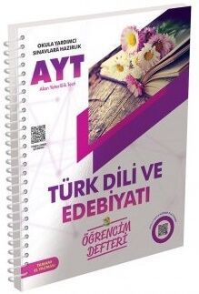 Murat Yayınları AYT Türk Dili ve Edebiyatı Öğrencim Defteri