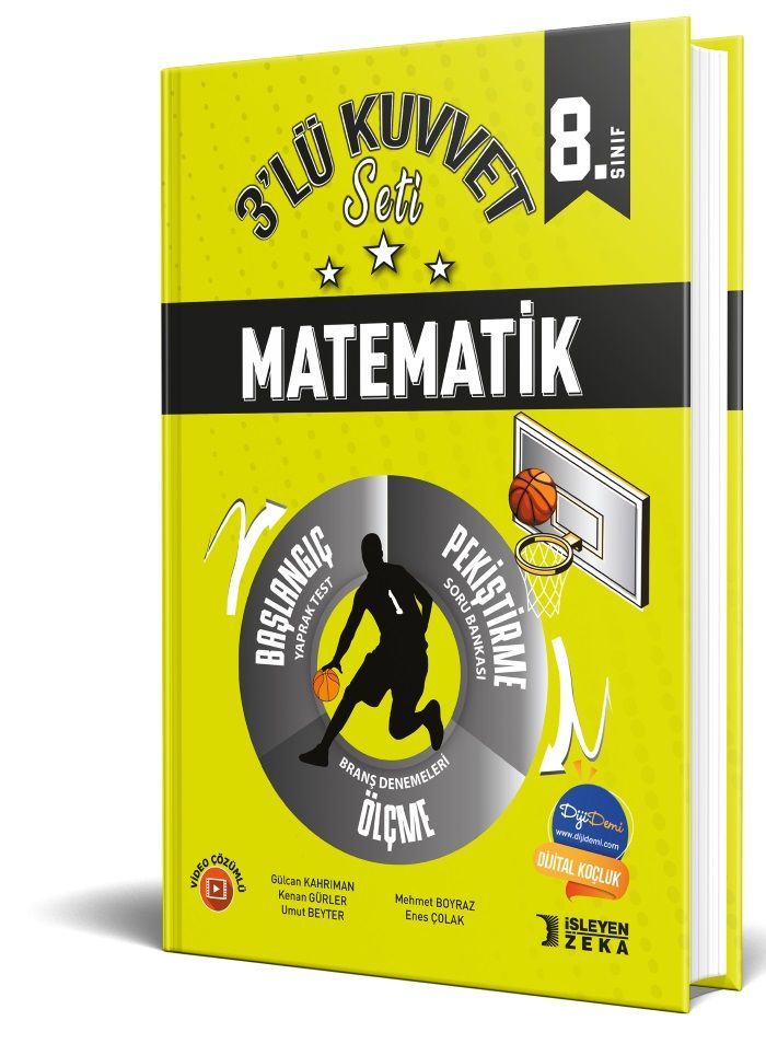 İşleyen Zeka Yayınları Işleyen Zeka 8. Sınıf Matematik 3 Lü Kuvvet Serisi Seti