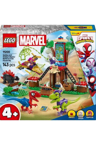 ® Marvel Spidey ve İnanılmaz Arkadaşları Spidey ve Gobby'nin Raptor Savaşı 11200 -(143P)