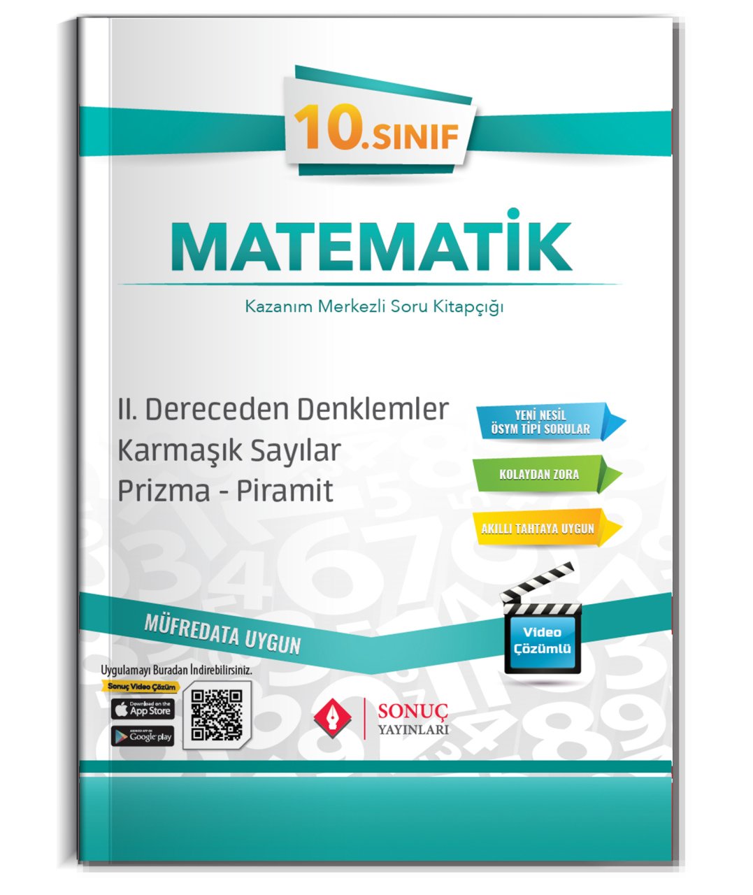 Sonuç Yayınları  10. Sınıf 2. Dereceden Denklemler Karmaşık Sayılar Prizma Piramit