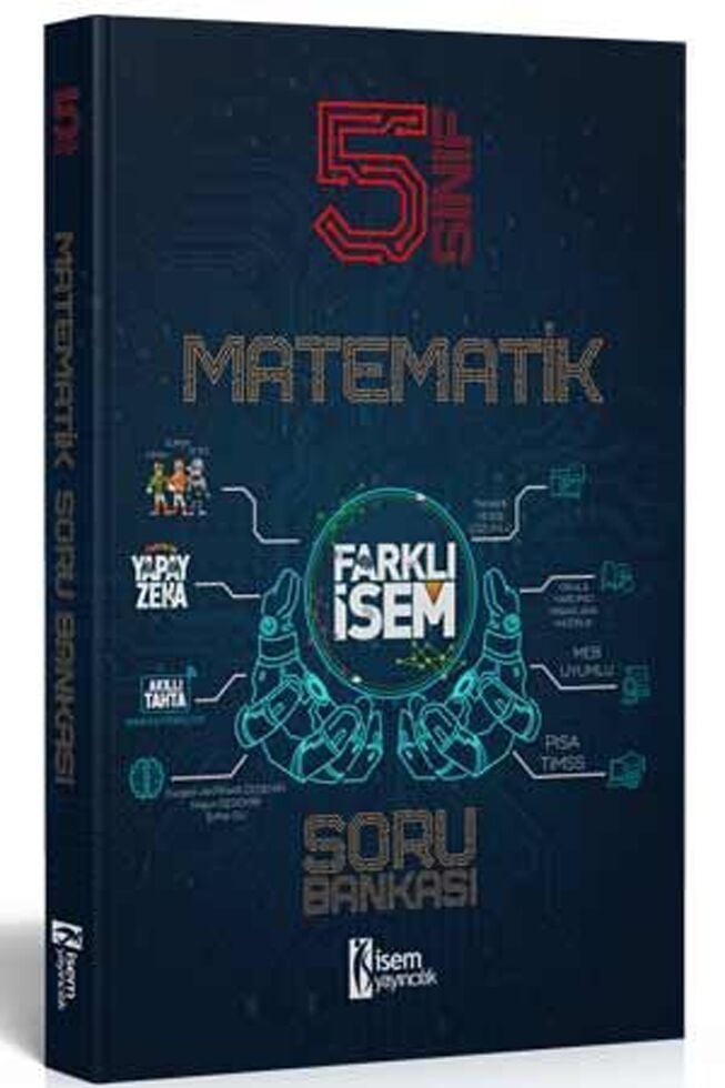İsem Yayınları 5. Sınıf Matematik Farklı İsem Soru Bankası