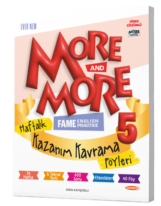 More & More Englısh 5.sınıf Haftalık Kazanım Kavrama Föyleri 2024/25