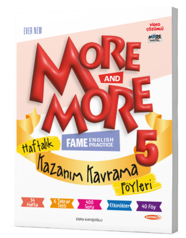 More & More Englısh 5.sınıf Haftalık Kazanım Kavrama Föyleri 2024/25
