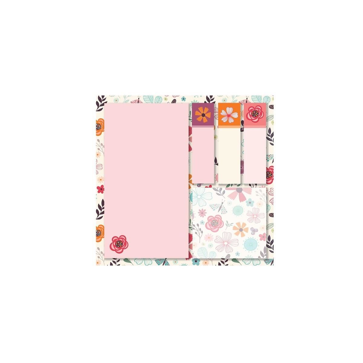 Keskin Color 12*12 5´li Post-it Seti Flora