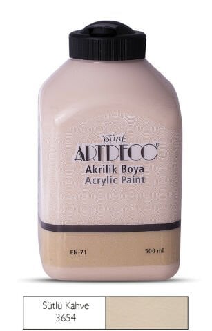 Artdeco Akrilik Boya 500ml Sütlü Kahve 3654