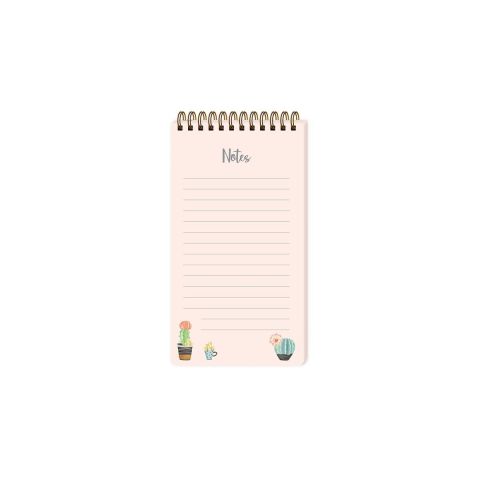Keskin Color 8.6 x 15.7 To Do List Karton Kapaklı Cactus