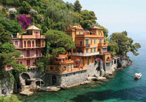 KS Games Seaside Villas Near Portofino Italy 500 Parça Puzzle 11231