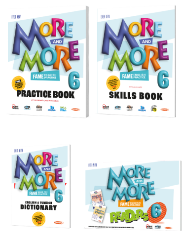 More&More 6. Sınıf Practice Book & Skılls Book & Dıctıonary & Readers ( 4' Lü Set) 2024/25