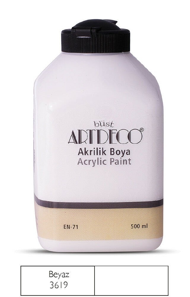 Artdeco Akrilik Boya 500ml Beyaz 3619