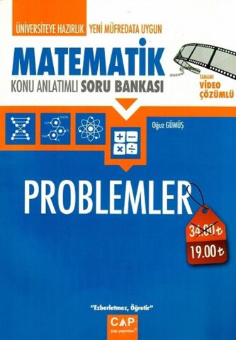 Çap Üniversiteye Hazırlık Matematik Problemler Konu Anlatımlı Soru Bankası