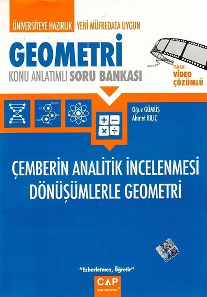 Çap Geometri Çemberin Analitik İncelenmesi Dönüşümlerle Geometri Konu Anlatımlı Soru Bankası