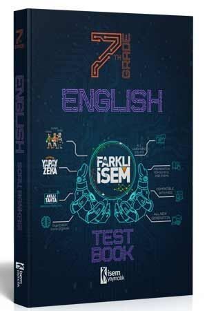 İsem Yayınları 7. Sınıf İngilizce Farklı İsem Soru Bankası