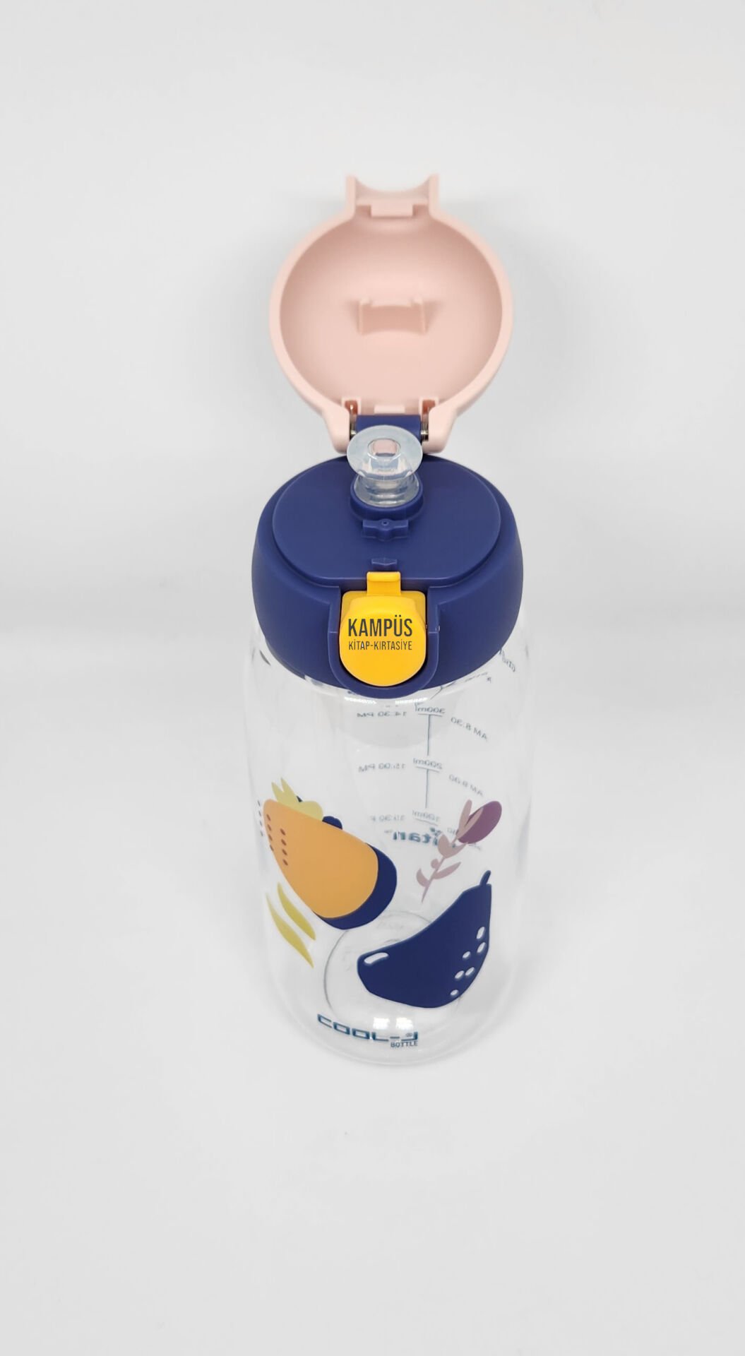 Gıpta Cool-J Medium 600ml Mavi-Pembe Kilitli Tritan K7549 Matara