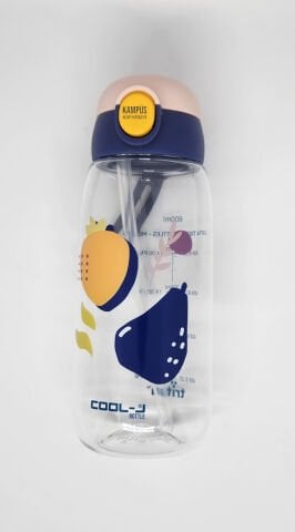 Gıpta Cool-J Medium 600ml Mavi-Pembe Kilitli Tritan K7549 Matara