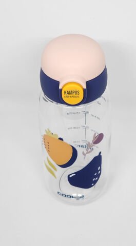 Gıpta Cool-J Medium 600ml Mavi-Pembe Kilitli Tritan K7549 Matara
