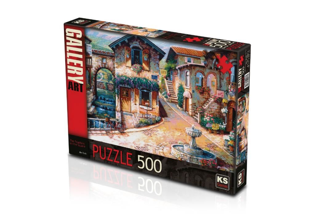 KS Games The Fountain On The Square 500 Parça Puzzle 20013