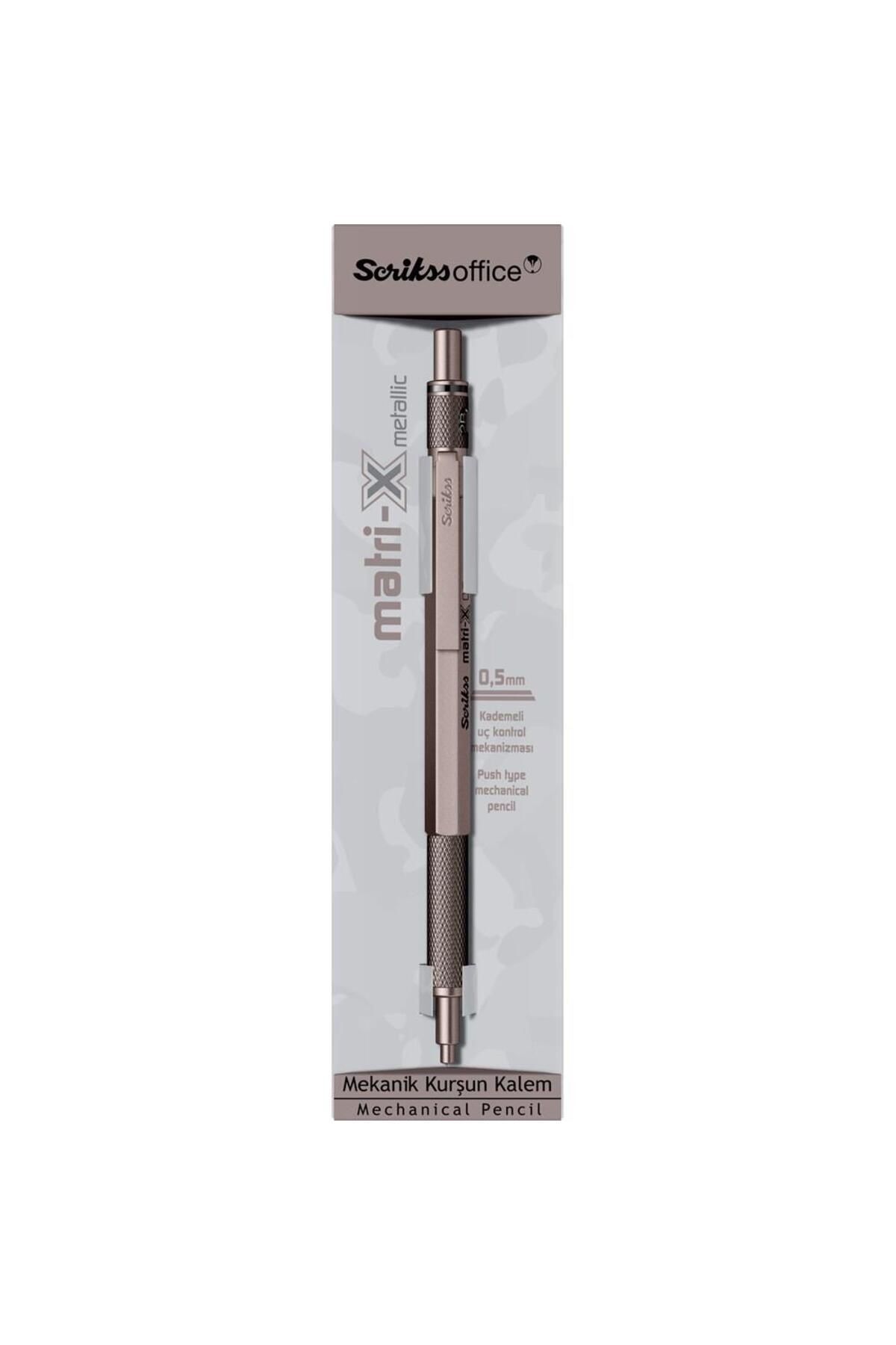 Matri-X Versatil 0.5 mm Metalik Gri Şeffaf Amb.