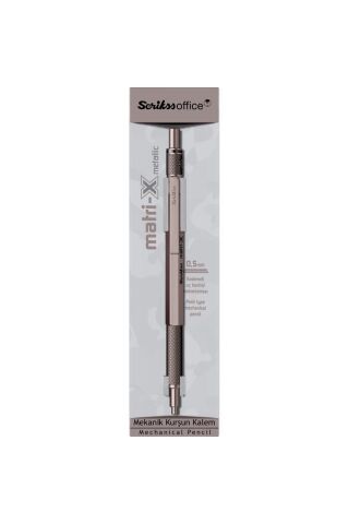 Matri-X Versatil 0.5 mm Metalik Gri Şeffaf Amb.