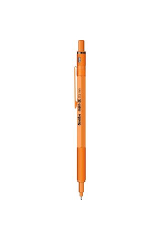 Matrix 0.5mm Mekanik Kurşun Kalem Turuncu - Şeffaf Kutu