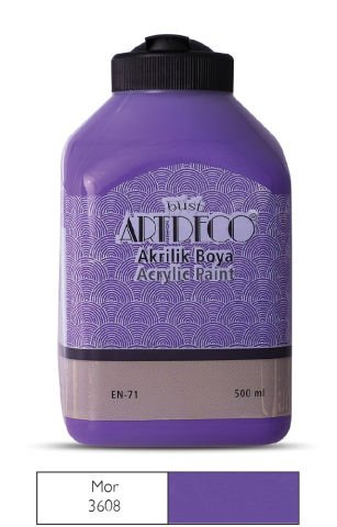 Artdeco Akrilik Boya 500ml Mor 3608