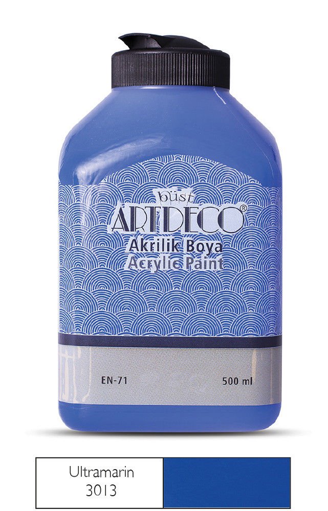 Artdeco Akrilik Boya 500ml Ultamarin 3013