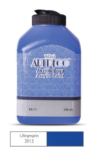 Artdeco Akrilik Boya 500ml Ultamarin 3013