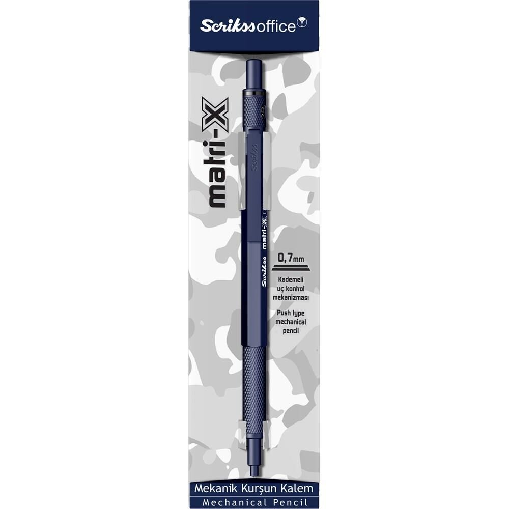 Matri-X Versatil 0.7 mm Lacivert Şeffaf Amb.