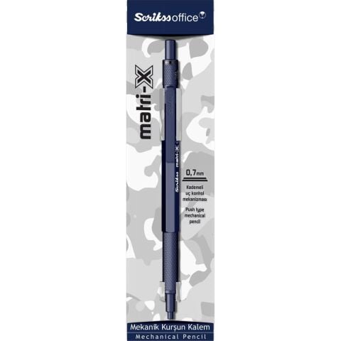 Matri-X Versatil 0.7 mm Lacivert Şeffaf Amb.