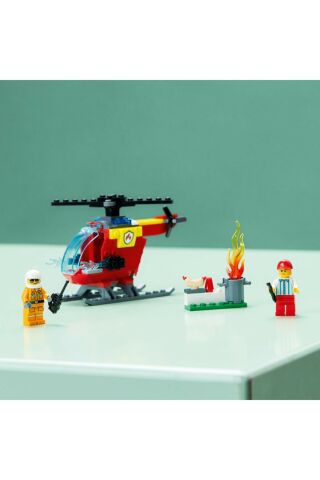 ® City İtfaiye Helikopteri 60318 Yapım Seti (53 Parça)