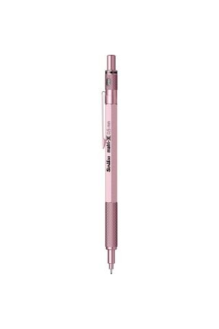 Matrix 0.5mm Mekanik Kurşun Kalem Metalik Açık Pembe - Şeffaf Kutu