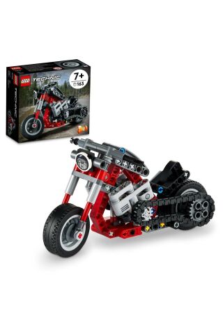 ® Technic Motosiklet 42132 – 7 Yaş ve Üzeri Çocuklar İçin Koleksiyonluk Yapım Seti (160 Parça)