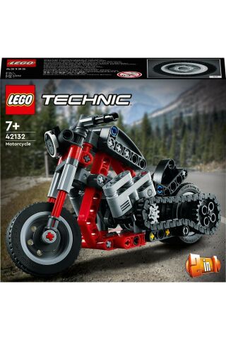 ® Technic Motosiklet 42132 – 7 Yaş ve Üzeri Çocuklar İçin Koleksiyonluk Yapım Seti (160 Parça)