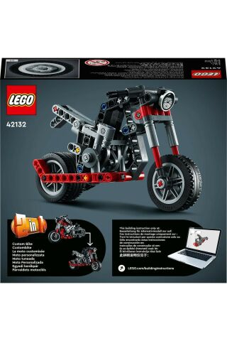 ® Technic Motosiklet 42132 – 7 Yaş ve Üzeri Çocuklar İçin Koleksiyonluk Yapım Seti (160 Parça)