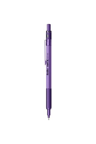 Matrix 0.5mm Mekanik Kurşun Kalem Metalik Mor - Şeffaf Kutu