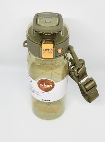 Gıpta Cool-J 700ml Yeşil Askılı Kilitli Tritan K7557 Matara