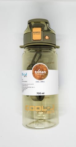 Gıpta Cool-J 700ml Yeşil Askılı Kilitli Tritan K7557 Matara