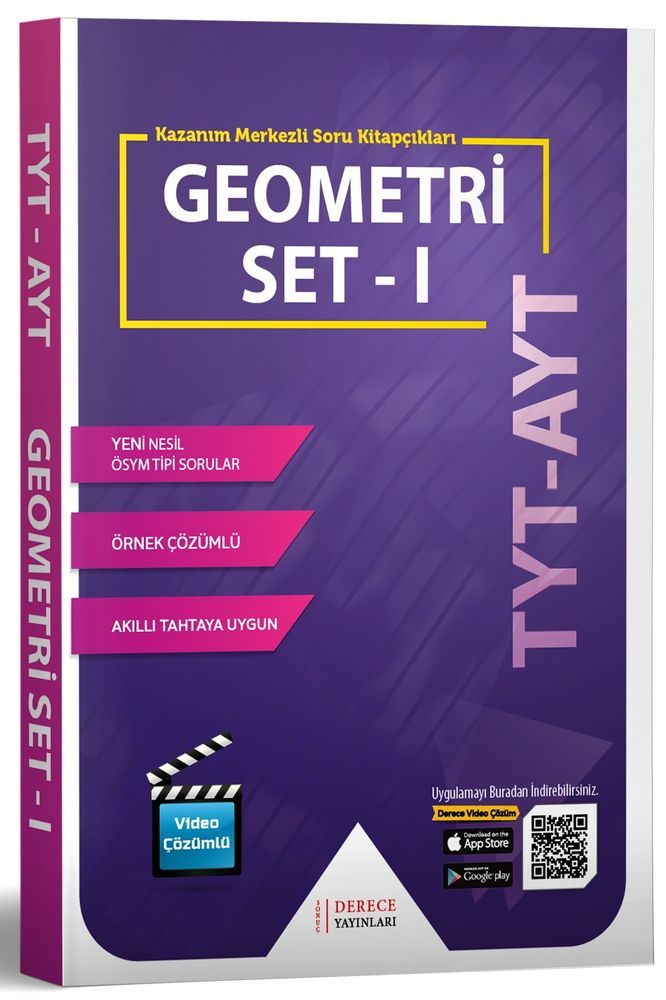 Sonuç Derece Yayınları TYT AYT Geometri Modüler Set I