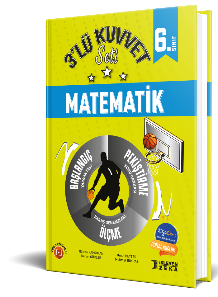 İşleyen Zeka Yayınları Işleyen Zeka 6. Sınıf Matematik 3 Lü Kuvvet Serisi Seti