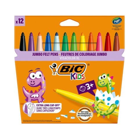 Kids Visacolor Xl Ecolutions Colouring Jumbo Keçeli Kalem 12 Li Kampanyalı