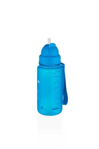 Uzspace 3024 400ml Mavi Desenli Yeni Seri Su Matarası