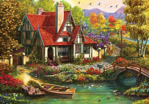 KS Games Riverside Cottage 1000 Parça Puzzle 20569