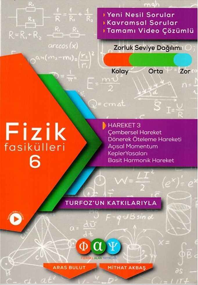 Fiziksel Alan Yayınları Fizik Fasikülleri 6 Hareket 3