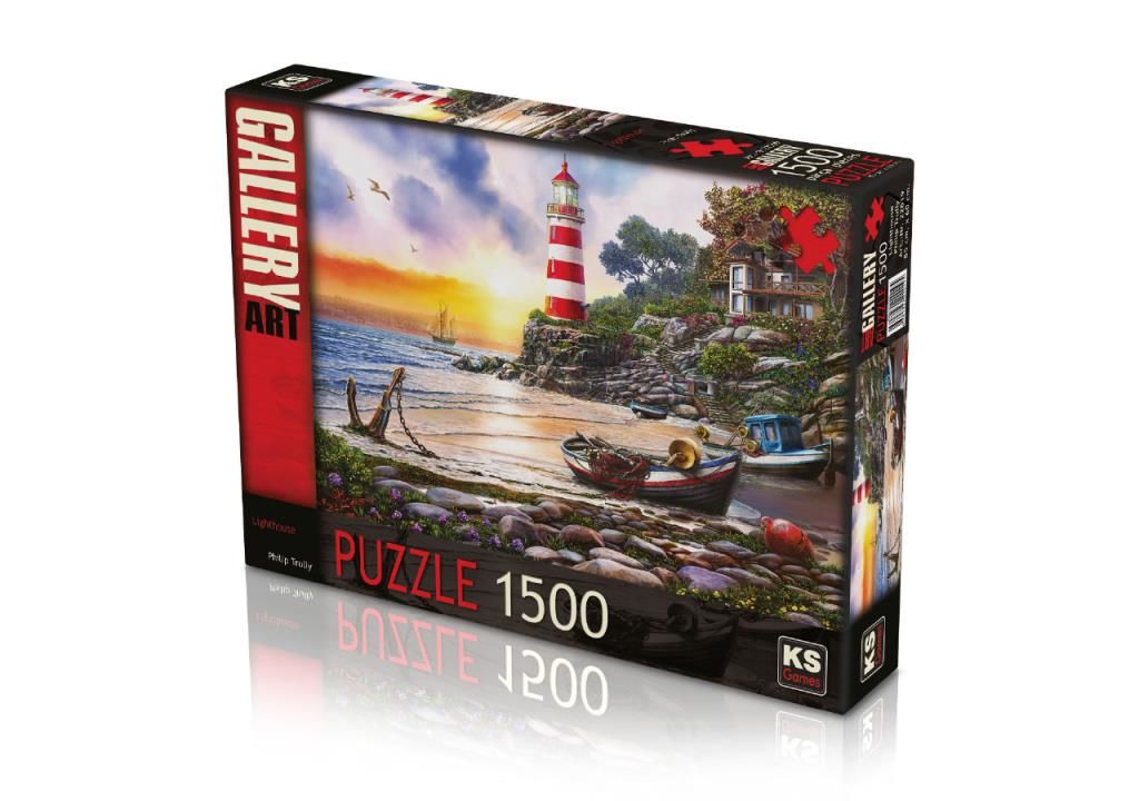 KS Games Lighthouse 1500 Parça Puzzle  22019