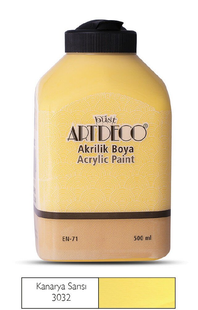 Artdeco Akrilik Boya 500ml Kanarya Sarısı 3032