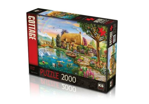 KS Games Lakesıde Cottage 2000 Parça Puzzle 22505