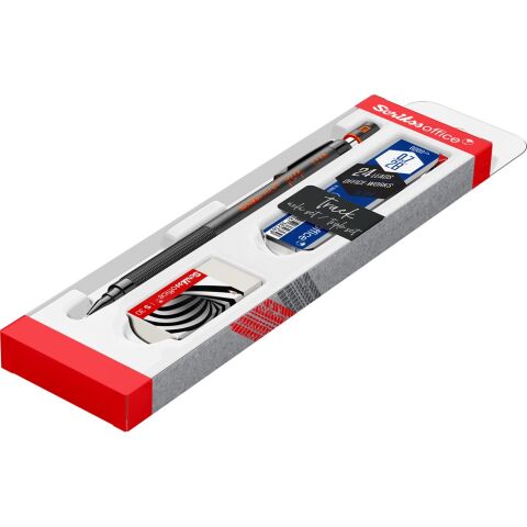 Track 3'lü Set Mekanik Kurşun Kalem 0.7 mm Turuncu